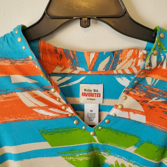Nwot Beautiful Ruby Rd blouse - Picture 2 of 13